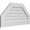 Ekena Millwork Octagonal Top Surface Mount PVC Gable Vent w/ 3-1/2"W x 1"P Standard Frame, 38"W x 20"H GVPOT38X2001SN - alternate 3